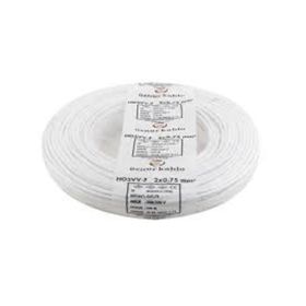 Öznur 2x0.75 mm 50 mt Beyaz TTR Kablo