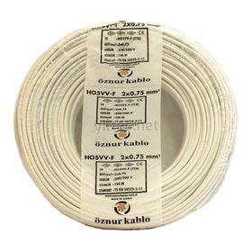 Öznur 2x0.75 mm Ttr 100 m Beyaz Kablo