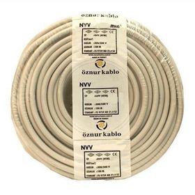 Öznur 2x0.75 mm Ttr 100 m Beyaz Kablo