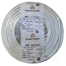 Öznur 2x1.5 mm 1 mt NYM Kablo
