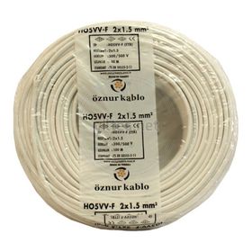 Öznur 2x1.5 mm Ttr 100 m Beyaz Kablo