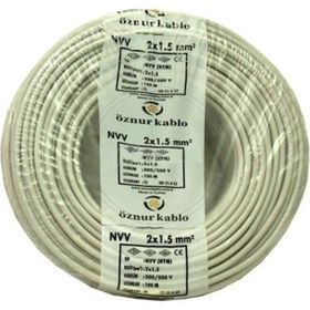 Öznur 2x1.5 mm2 Nym Antigron 100 m Kablo