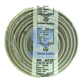 Öznur 2x4 mm2 Nym Antigron 100 m Kablo