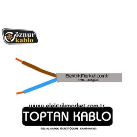 Öznur 2x6 mm NYM Antigron Kablo