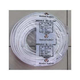 Öznur 3x1.5 mm Ttr 100 m Beyaz Kablo