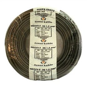 Öznur 3x1.5 mm Ttr 100 m Siyah Kablo