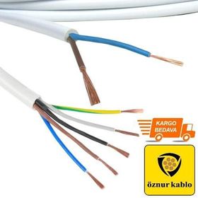 Öznur 3x2.5 mm Ttr 100 m Beyaz Kablo