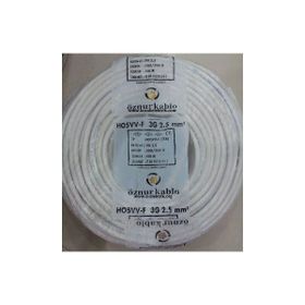 Öznur 3x2.5 mm Ttr 100 m Beyaz Kablo