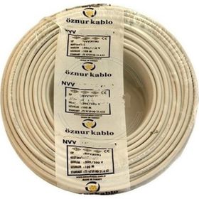 Öznur 3x2,5 mm Antigron 20 m Tam Bakır Nym Kablo