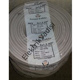 Öznur 4x1.5 mm2 Nym Antigron 100 m Kablo