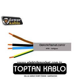Öznur 4x4 mm NYM Antigron Kablo