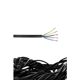 Öznur 5x10 TTR NYMHY H05VV-F Siyah Kablo