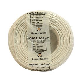 Öznur 5x2.5 mm Ttr 10 m Siyah Kablo
