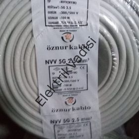 Öznur 5x2.5 mm2 Nym Antigron 100 m Kablo