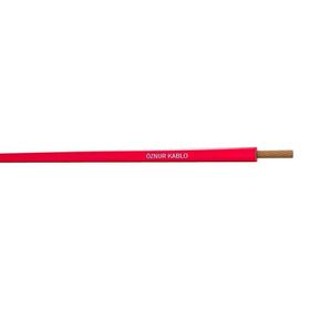 Öznur H05V-K Kırmızı 0.75 mm NYAF Kablo