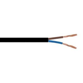 Öznur H05vv-F 1 mt 2x0.75 mm Siyah Ttr Çok Telli Kablo