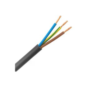 Öznur H05VV-F 1 mt 3x2.5 mm Siyah Ttr Çok Telli Kablo