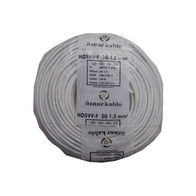 Öznur H05VV-F Ttr 3x1 mm Beyaz Kablo