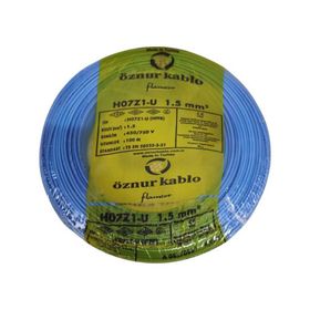 Öznur H07Z1-U Nya 1.5 mm Mavi Halojen Free Kablo