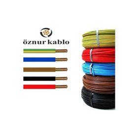 Öznur Nya 1.5 mm 10m Kırmızı Tam Bakır Kablo