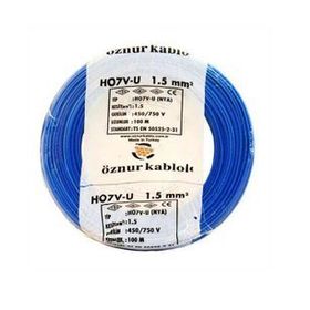 Öznur Nya 1.5 mm 50 m Mavi Kablo