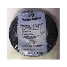 Öznur NYA 1,5'luk Siyah Kablo
