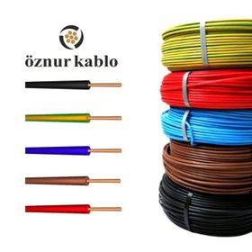Öznur Nya 2.5 mm 15 m Mavi Tek Damar Kablo