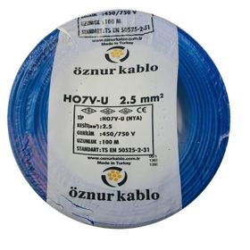 Öznur NYA 2,5'luk Mavi Kablo