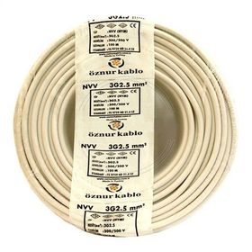 Öznur Nym Antigron 3x2.5 mm2 25 m Kablo