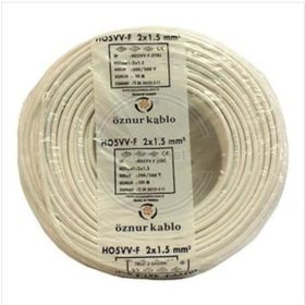 Öznur Ttr 2x1.5 mm 10 m Beyaz Kablo