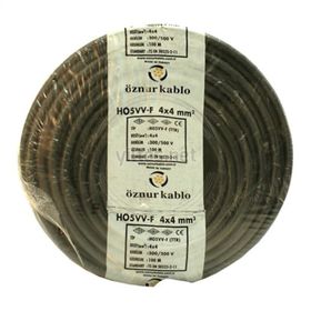 Öznur Ttr 3x1.5 50 m Siyah Kablo