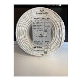 Öznur Ttr 3x1.5 mm 50 m Beyaz Kablo