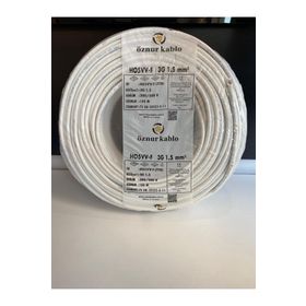 Öznur Ttr 3x1.5 mm 50 m Beyaz Kablo