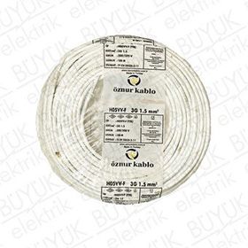 Öznur Ttr 4x1.5 mm 1 m Beyaz Kablo