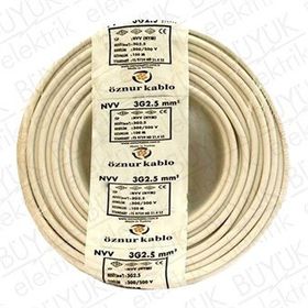 Öznur Ttr 4x1.5 mm 1 m Beyaz Kablo