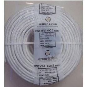 Öznur Ttr 4x2,5 mm 15 m Siyah Kablo