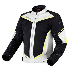 Ozone Jet II Siyah-Gri-Sarı Motosiklet Montu
