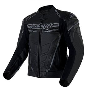 Ozone RS600 Deri Siyah Motosiklet Montu