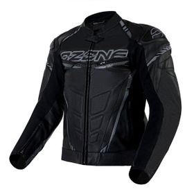 Ozone RS600 Deri Siyah Motosiklet Montu