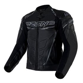 Ozone RS600 Deri Siyah Motosiklet Montu
