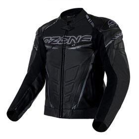 Ozone RS600 Deri Siyah Motosiklet Montu