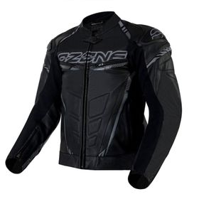 Ozone RS600 Deri Siyah Motosiklet Montu