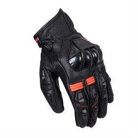 Ozone RS600 Short Deri Siyah Motosiklet Eldiveni