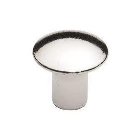 Özsan Küçük Düz Krom 19 mm Düğme