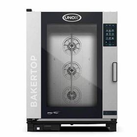Öztiryakiler 60x40 10 Tepsili Buharlı Konveksiyonel Fırın Kombi Elektrikli Plus Mo Unox Bakertop