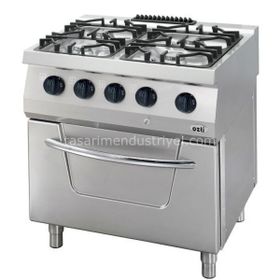 Öztiryakiler 7865.N1.80708.10L 4 lü Gazlı 80x70x85 700 Seri L Kuzine