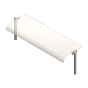 Öztiryakiler Bombe Camlı 190x30 cm Servis Rafı