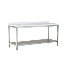 Öztiryakiler Mermer Tablalı Taban Raflı 160x80 cm Çalışma Tezgahı