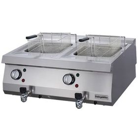 Öztiryakiler OFEI 8070 80x70x30 cm Set Üstü Elektrikli Çiftli 24 lt Isı Ayarlı Fritöz