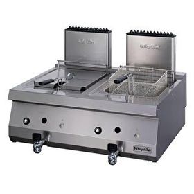 Öztiryakiler OFGI 8070 Set Üstü Gazlı Çiftli 24 lt Isı Ayarlı Fritöz